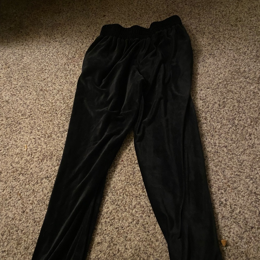 Black Velvet Pants